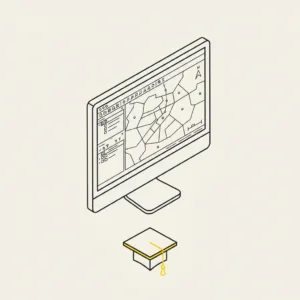 Illustrazione SmartLands — Corso Base QGIS