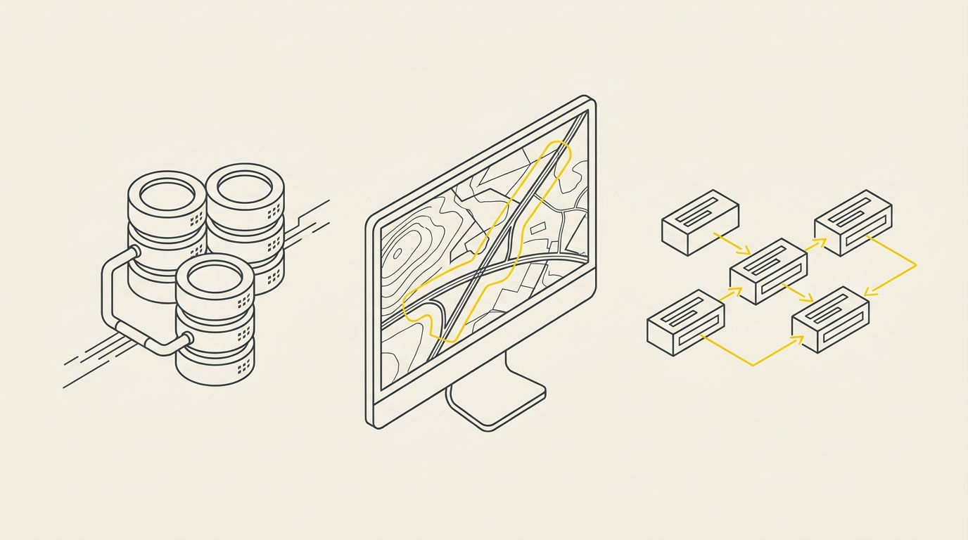 Illustrazione: banche dati, analisi spaziale e procedure automatiche in QGIS