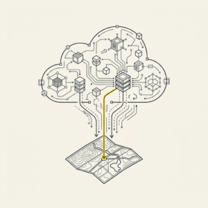 Illustrazione SmartLands — Cloud