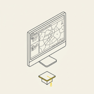 Illustrazione SmartLands — Corso Base QGIS