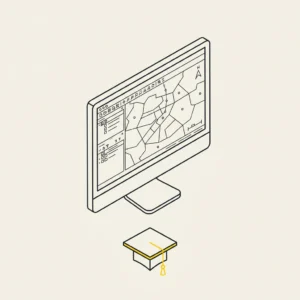 Illustrazione SmartLands — Corso Base QGIS